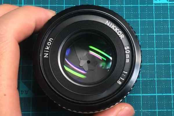ニコン Nikon NIKKOR 50mm F1.8 Ai-s パンケーキレンズ 前玉・後玉の 