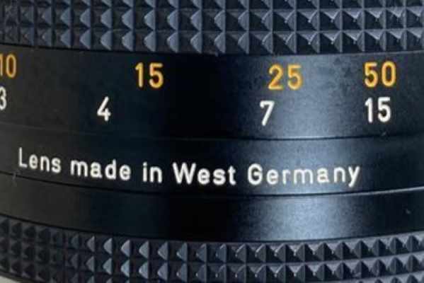 MMG:Lens made in West Germany